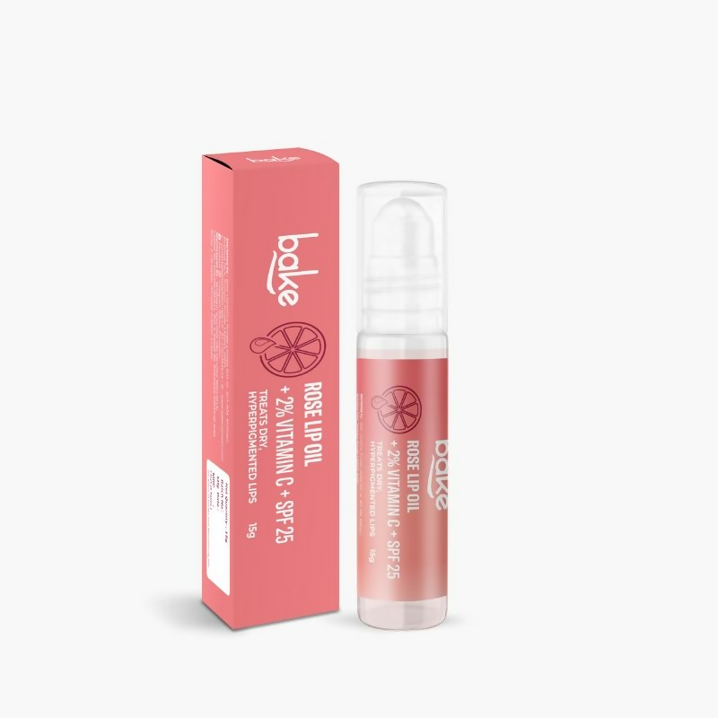 Bake 2% Vitamin C Tinted Rose Lip Oil Spf 25 Pa+++ - Distacart