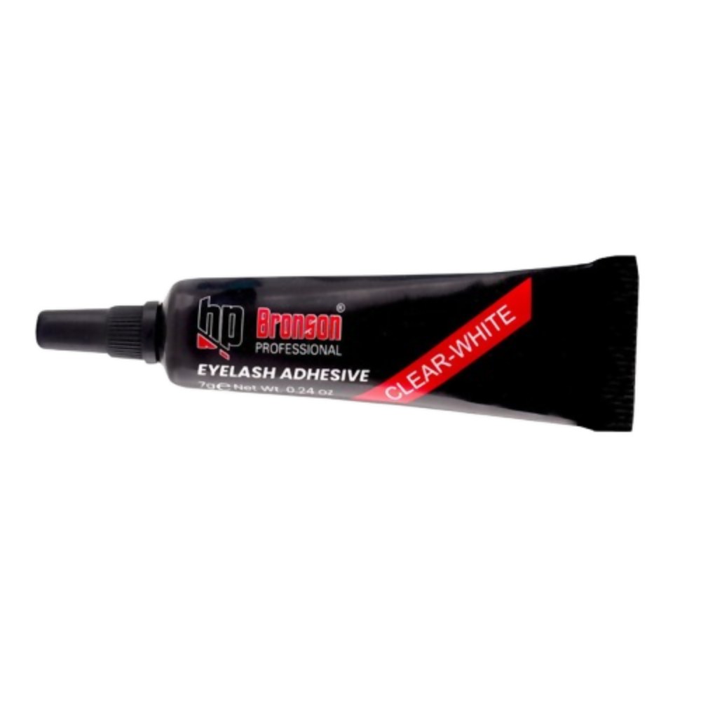 Bronson Professional Eyelash Glue Adhesive Clear White & Waterproof - Dista