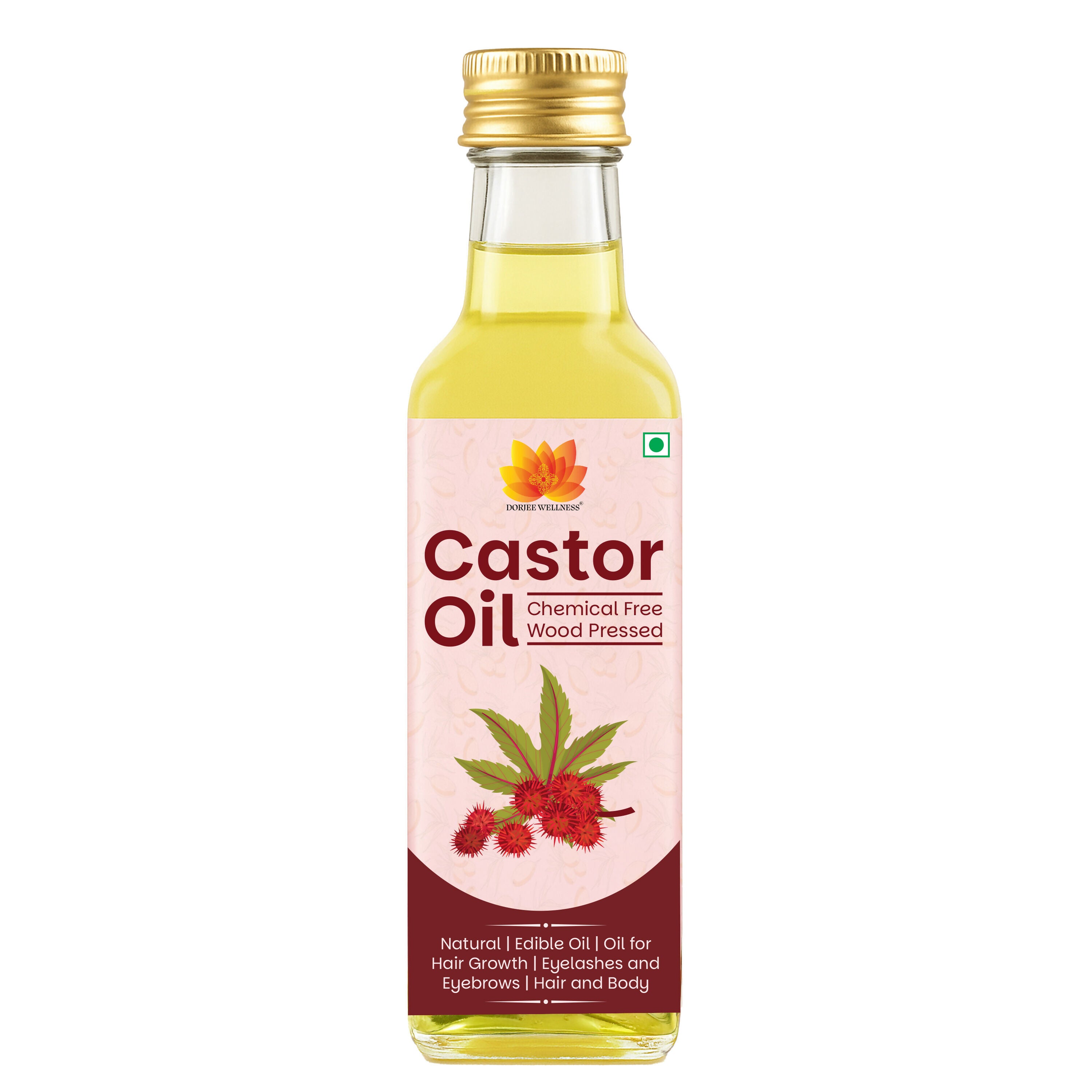 Dorjee Wellness Wood Pressed Castor Oil