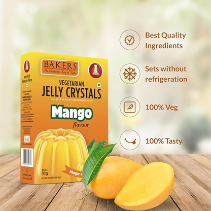BAKERS Jelly Crystals - Mango - Dista