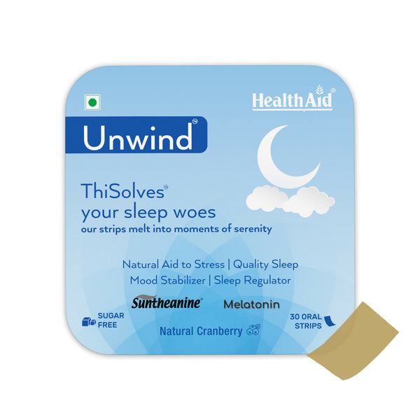 HealthAid Unwind ThiSolves Oral Strips - Distacart