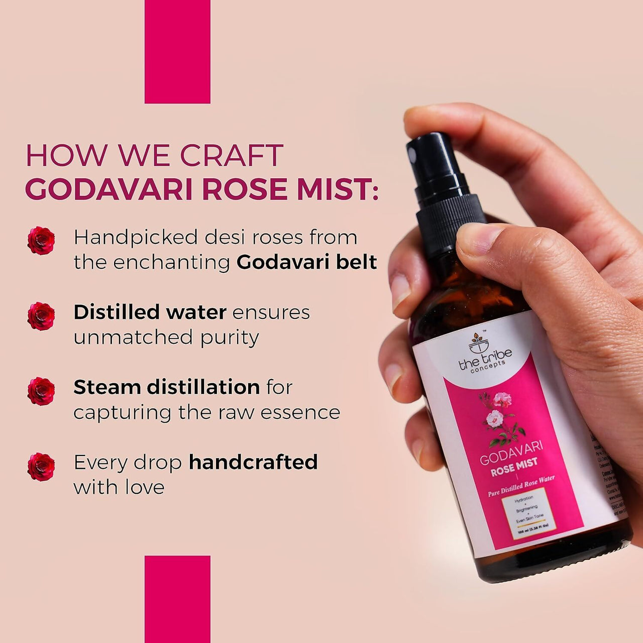 The Tribe Concepts Godavari Rose Mist - Distacart
