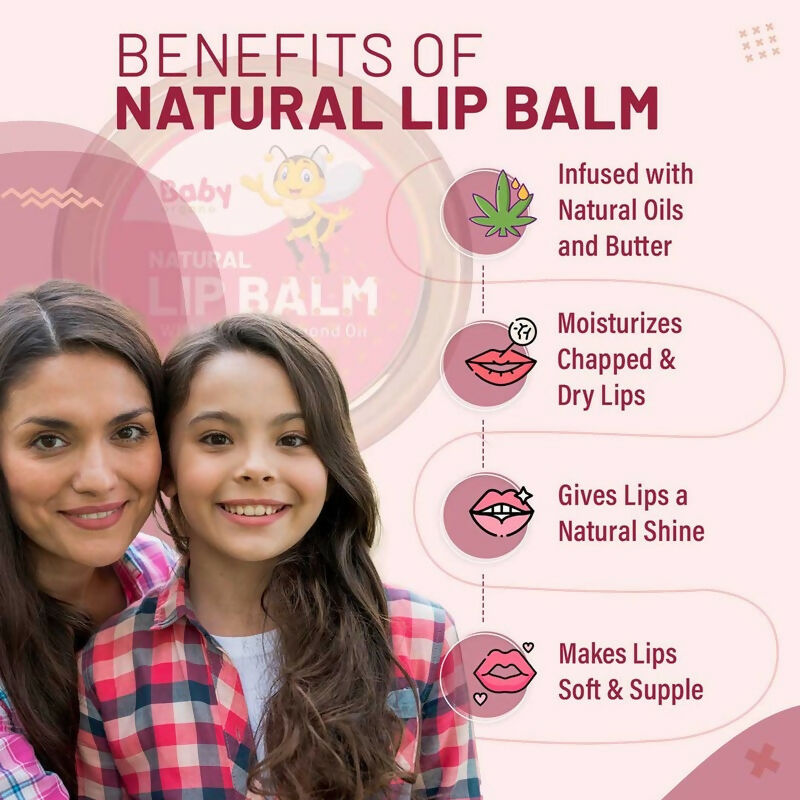 Babyorgano Natural Lip Balm - Beetroot Flavor - Distacart