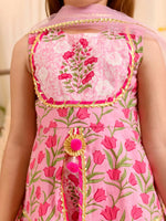Thumbnail for Joban Fashion Girl's Pink Color Sharara Set