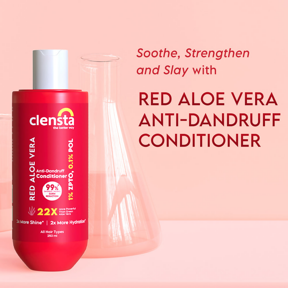 Clensta Red Aloe Vera Anti-Dandruff Conditioner - Distacart