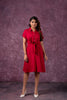 Juniper Scarlet Knot Shirt Dress - Distacart