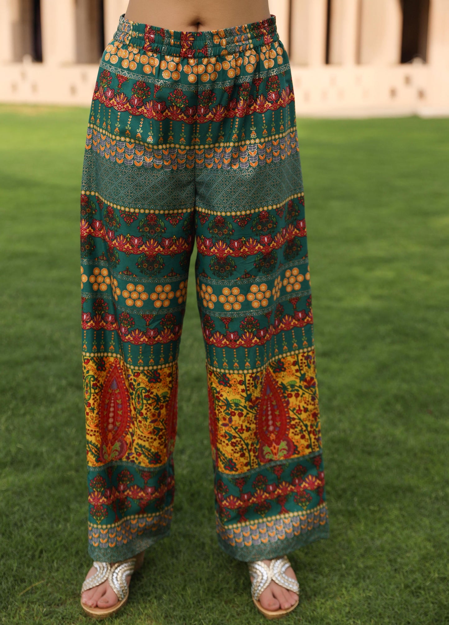 Juniper Women's Green Viscose Rayon Printed Kurta Set - Distacart