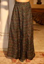 Thumbnail for Juniper Women's Blue Viscose Rayon Embroidered Top & Skirt - Distacart