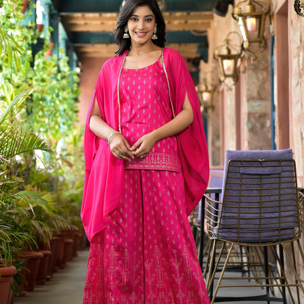 Juniper Women's Pink Polyester Printed Set - Distacart