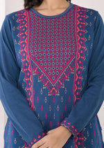 Thumbnail for Juniper Neerja Indigo Heritage Kurta - Distacart