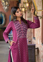Thumbnail for Juniper Onion Pink Floral Printed Cotton Kurta - Distacart