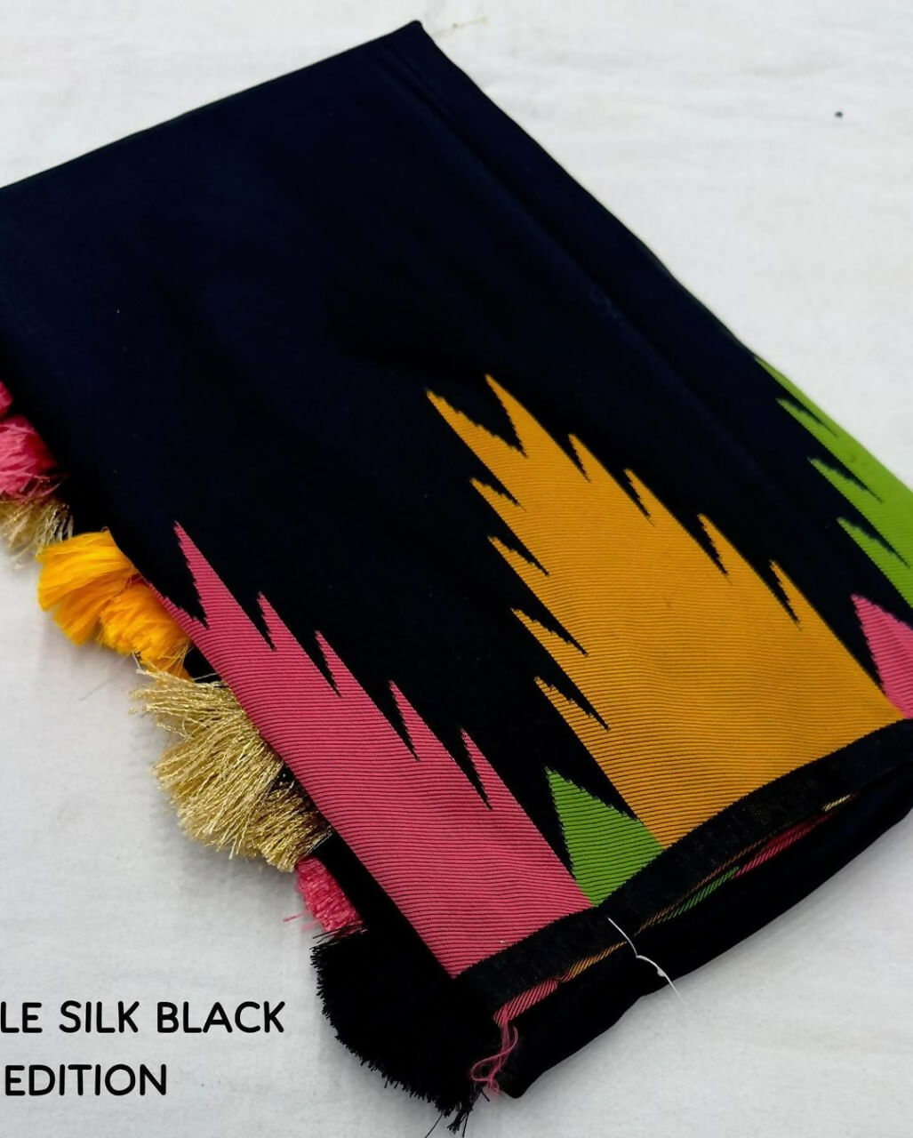 Preksha Creation Banarasi Women Black Saree With Zari Work - Distacart