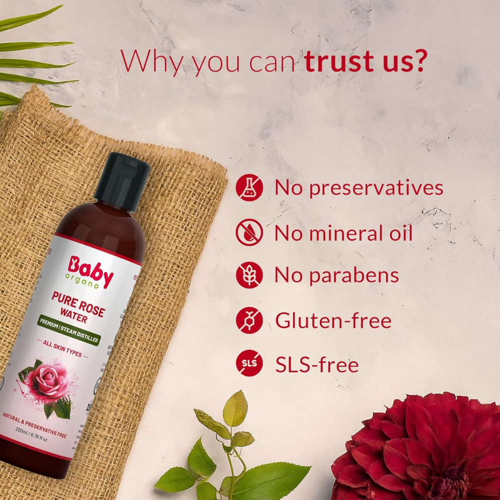 Babyorgano Ayurvedic Rose Water - Dista