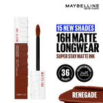 Thumbnail for Maybelline New York Super Stay Matte Ink Liquid Lipstick - Renegade