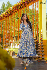 Thumbnail for Aayaa Designer Printed Full Flared Suit - Distacart