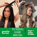 Thumbnail for Bronson Professional Back Combing Teasing Brush and Hair Finishing Brush - Dista