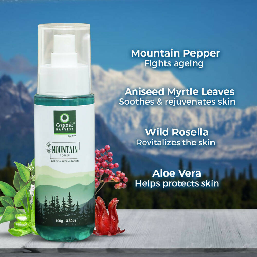 Organic Harvest Mountain Toner For Skin Regeneration - Distacart