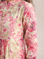 Thumbnail for Janasya Light Cotton Abstract Gathered Dress