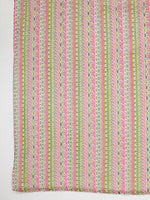 Thumbnail for Janasya Green Cambric Ethnic Motifs Kurta,Bottom & Dupatta