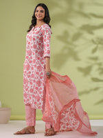 Thumbnail for Janasya White Cambric Floral Set