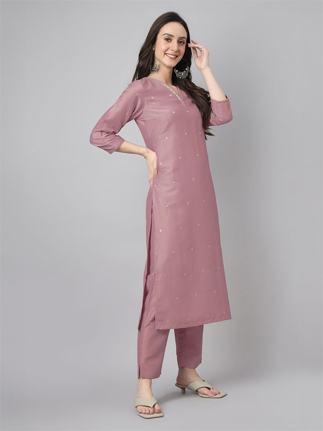 Janasya Bright Regular Kurta Set