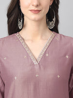 Thumbnail for Janasya Bright Regular Kurta Set