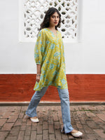 Thumbnail for Janasya From Style Master Georgette Floral Regular Tunic
