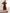 Janasya Dark Georgette Floral A-Line Dress