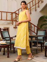Thumbnail for Janasya Light Cotton Embroidered Straight Kurta Set