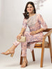Janasya Light Silk Blend Tie & dye Straight Kurta Set - Distacart