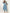 Janasya Dark Cotton Floral A-Line Kurta Set