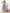 Janasya Dark Cotton Floral A-Line Kurta Set