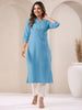 Janasya Light Cotton Solid Straight Kurta - Distacart