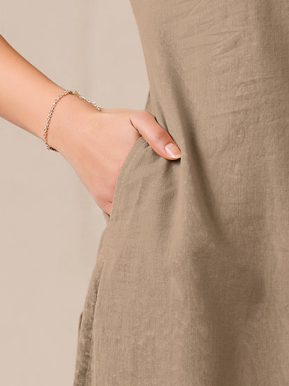 Janasya Light Cotton Solid Straight Kurta - Distacart