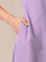 Thumbnail for Janasya Light Cotton Solid Straight Kurta