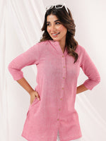 Thumbnail for Janasya Light Cotton Solid Straight Kurta