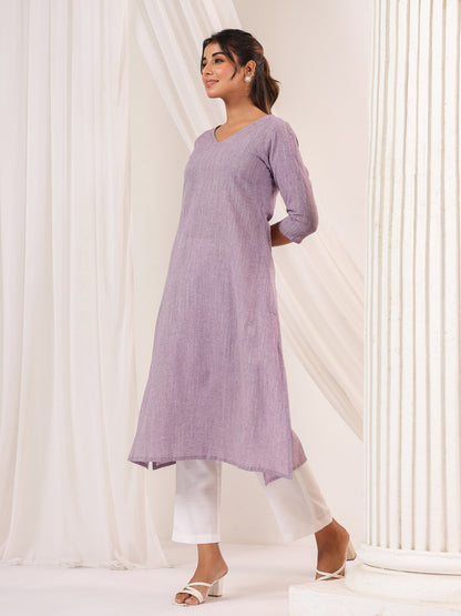 Janasya Light Cotton Solid Straight Kurta - Distacart