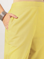 Thumbnail for Janasya Light Cotton Embroidered Straight Kurta Set