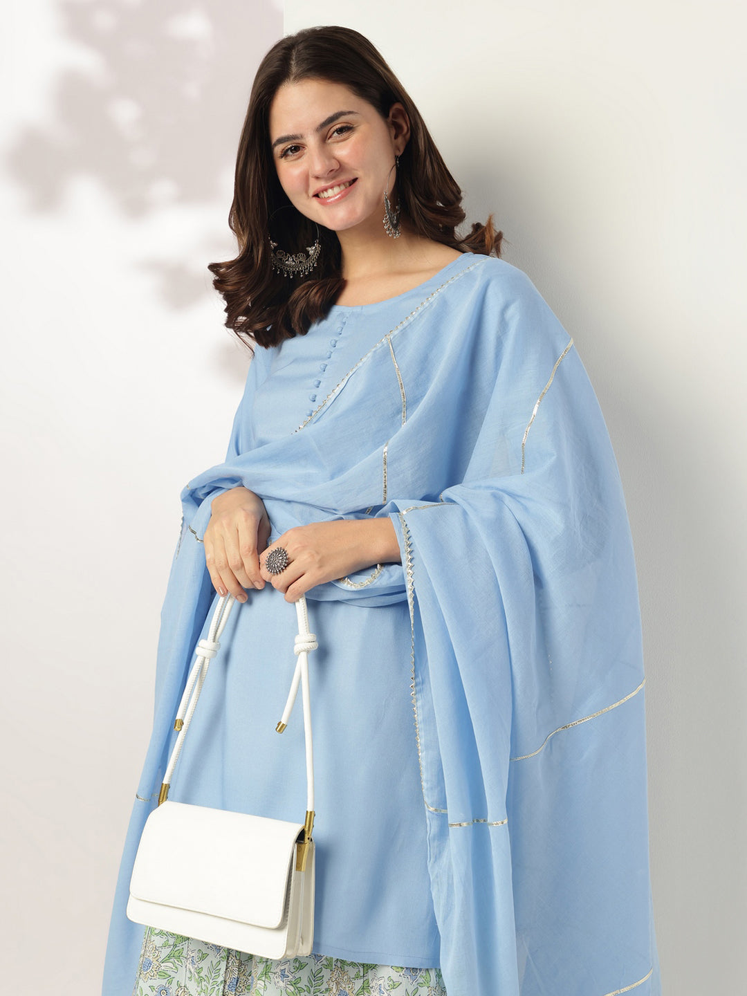 Janasya Light Rayon Solid Straight Kurta Set