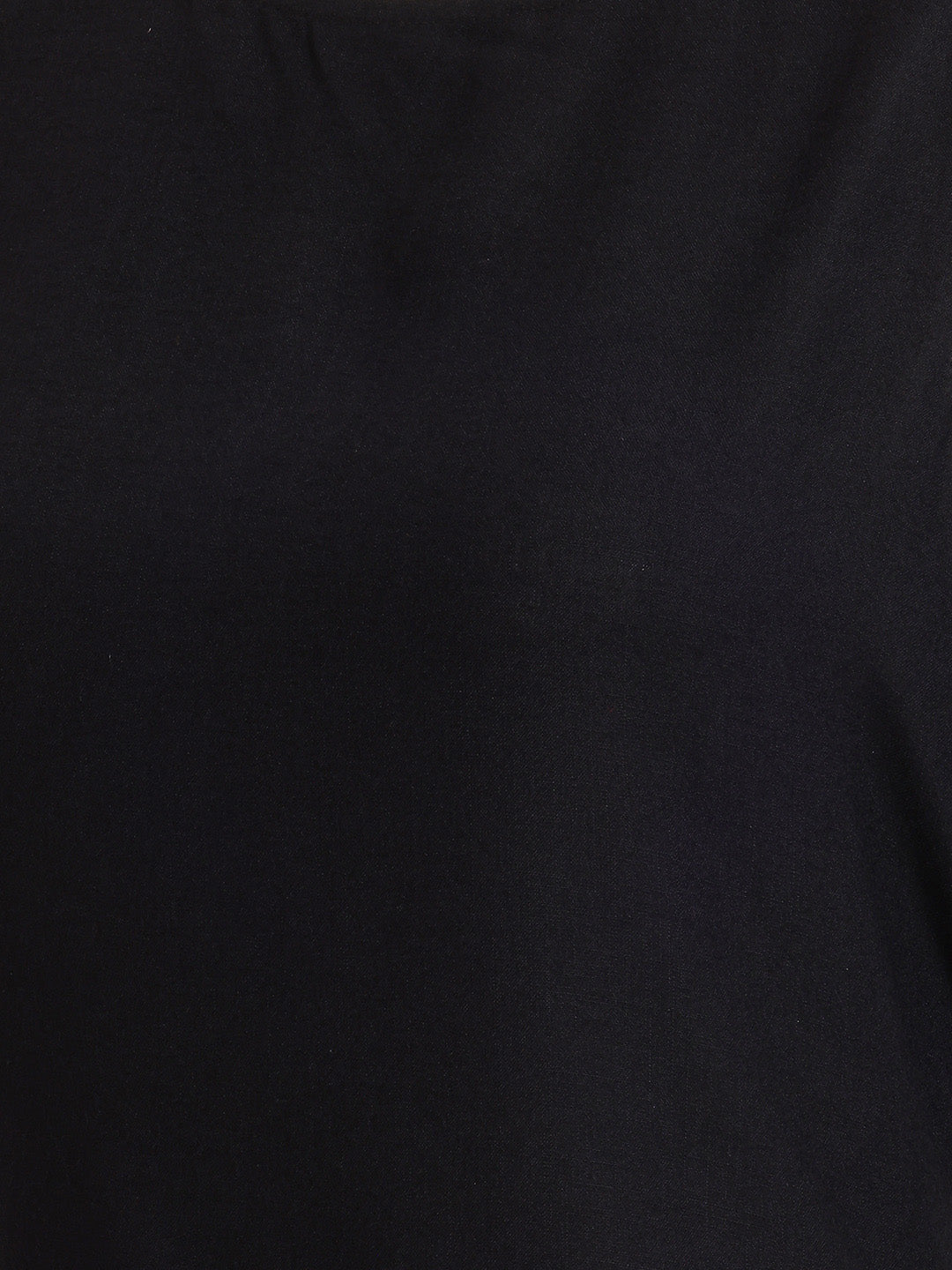 Janasya Black Straight Rayon Pant Co-ord Sets - Dista