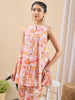Janasya Baby Pink A-Line Cotton Co-Ords - Dista