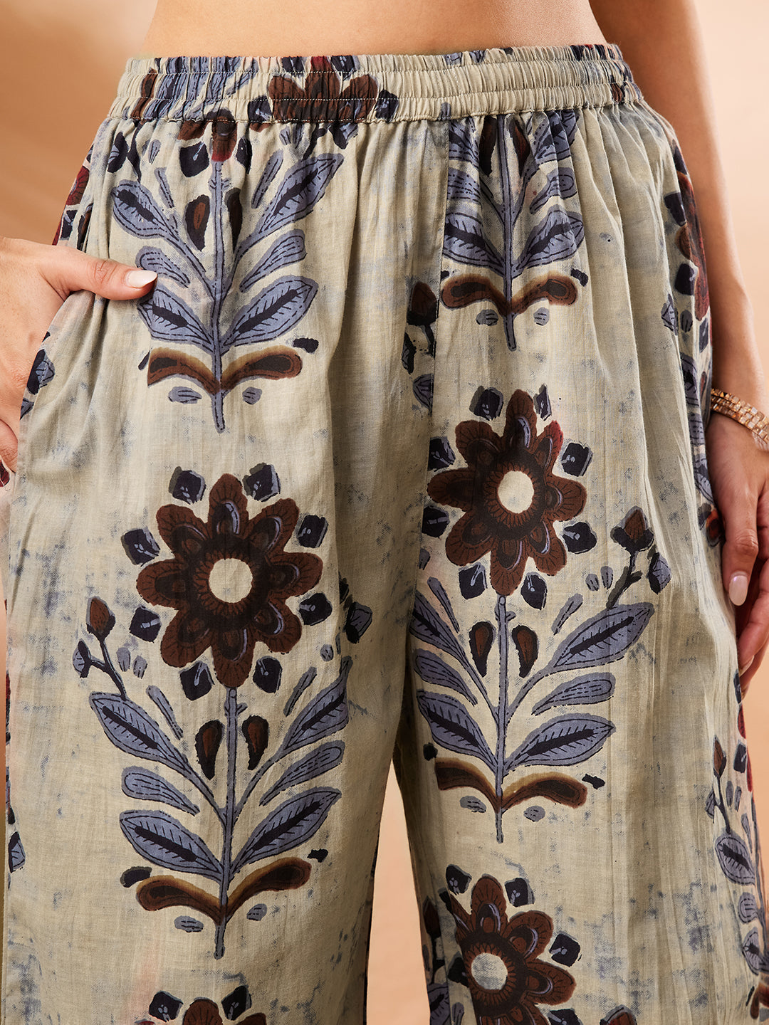 Janasya Multi Straight Cotton Co-Ords - Dista