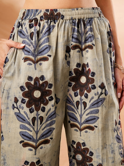 Janasya Multi Straight Cotton Co-Ords - Dista