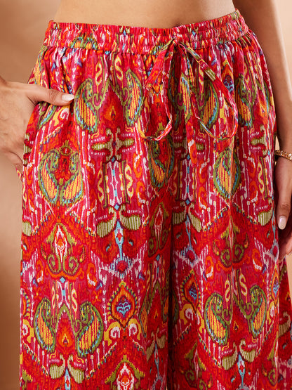 Janasya Multi Straight Cotton Co-Ords - Dista