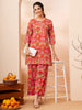 Janasya Multi Straight Cotton Co-Ords - Dista
