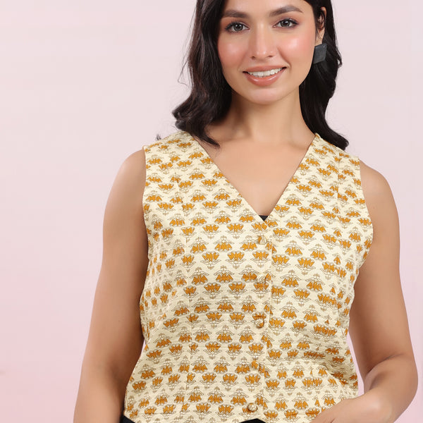 Janasya Regular Cambric Navy Blue Jacket - Distacart