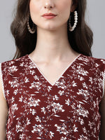 Thumbnail for Janasya Bright Cotton Floral A-Line Kurta Set