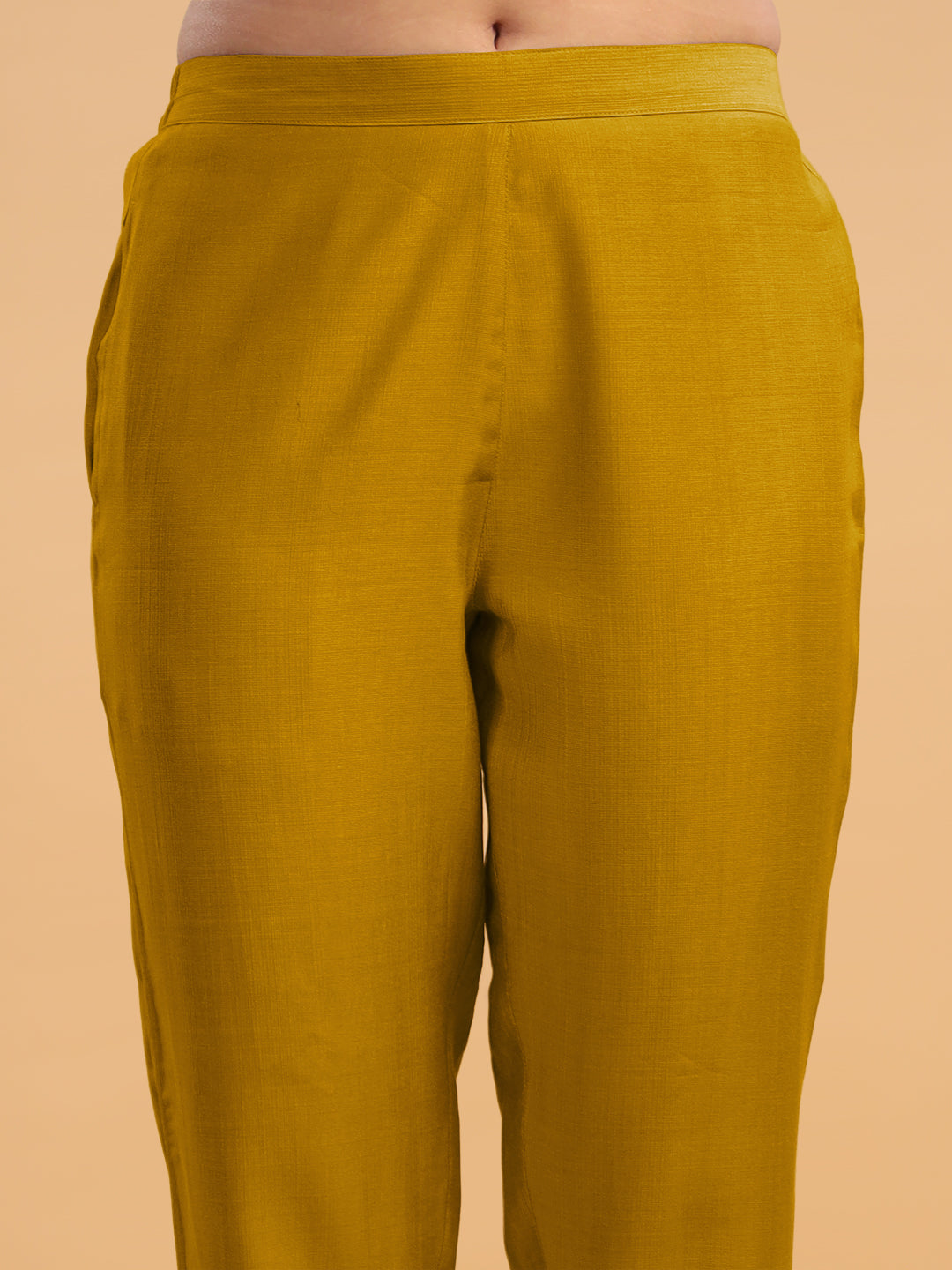 Janasya Light Chanderi Solid Straight Kurta Set - Distacart