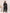 Janasya Dark Cotton Blend Solid Straight Kurta Set