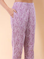Thumbnail for Janasya Light Cotton Floral Straight Kurta Set